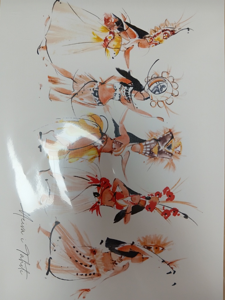 Affiche A4 Grands Costumes, AQUANELL