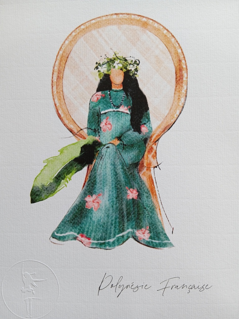 Affiche A4 Mama POMARE, AQUANELL