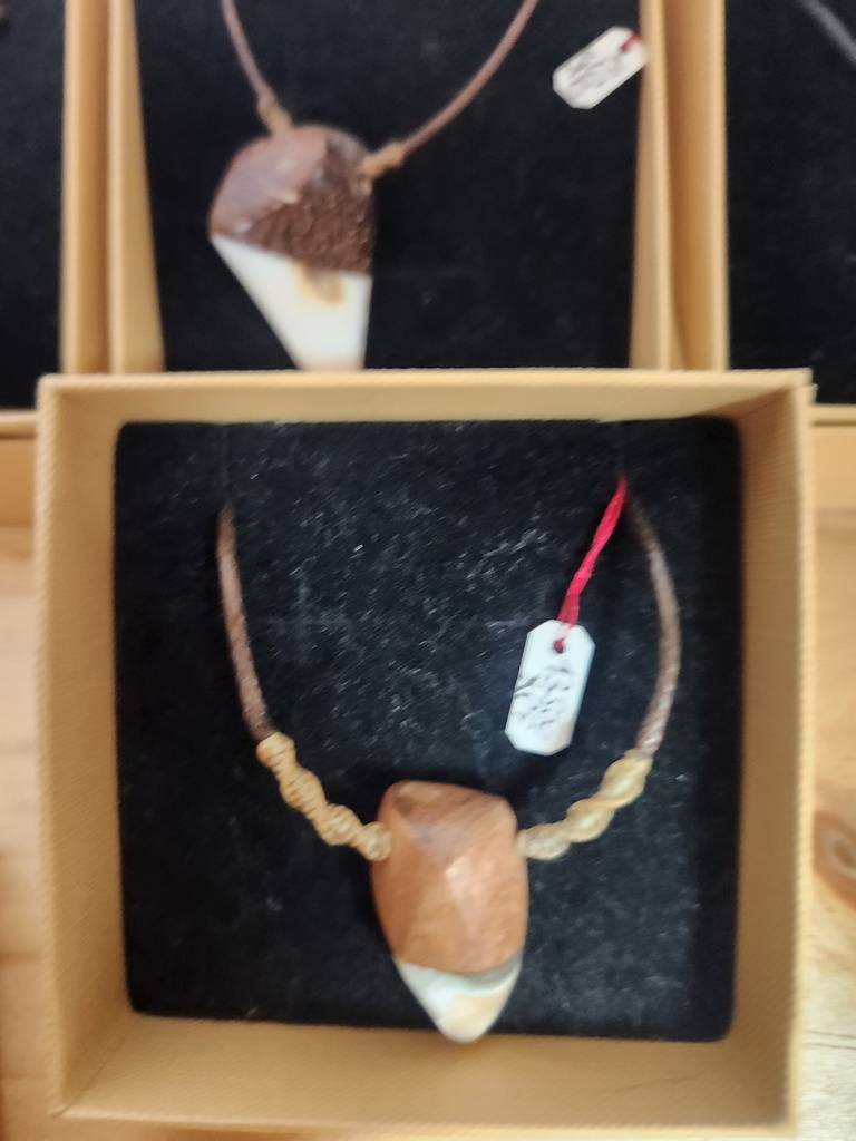 Bijoux TC017 Bois Burgau, TEREHERE CREATIONS