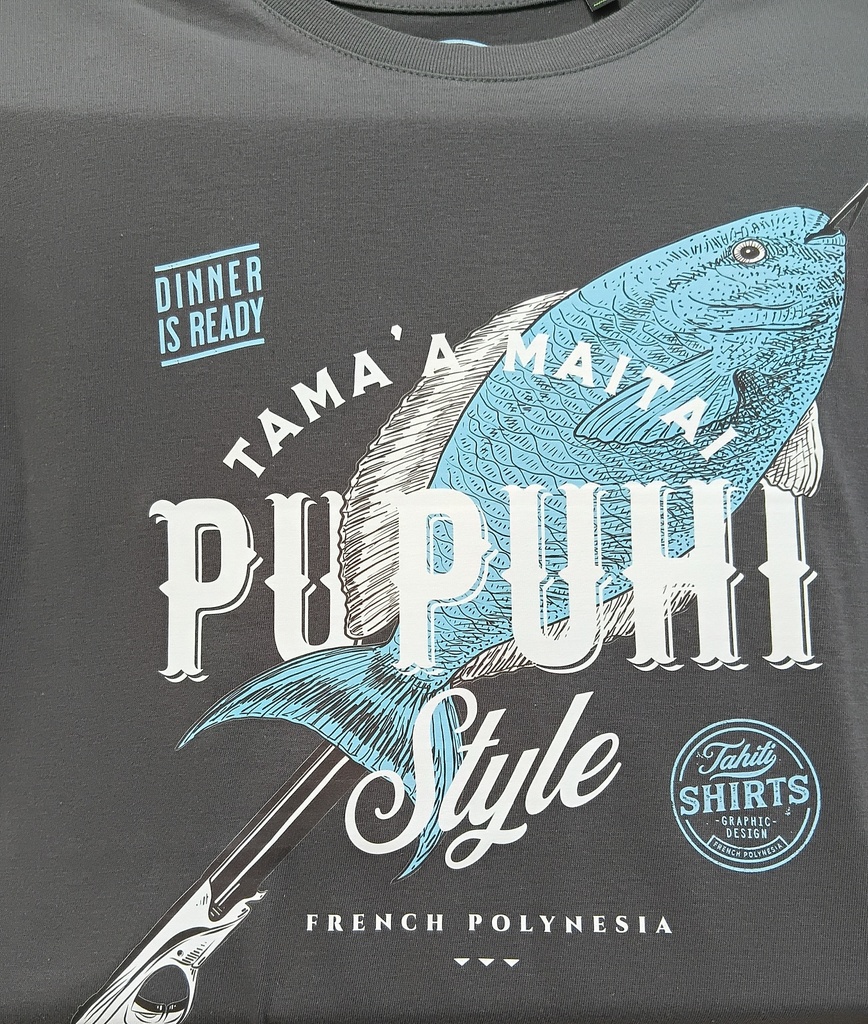 TAHITI SHIRT, TSHIRT PUPUHI