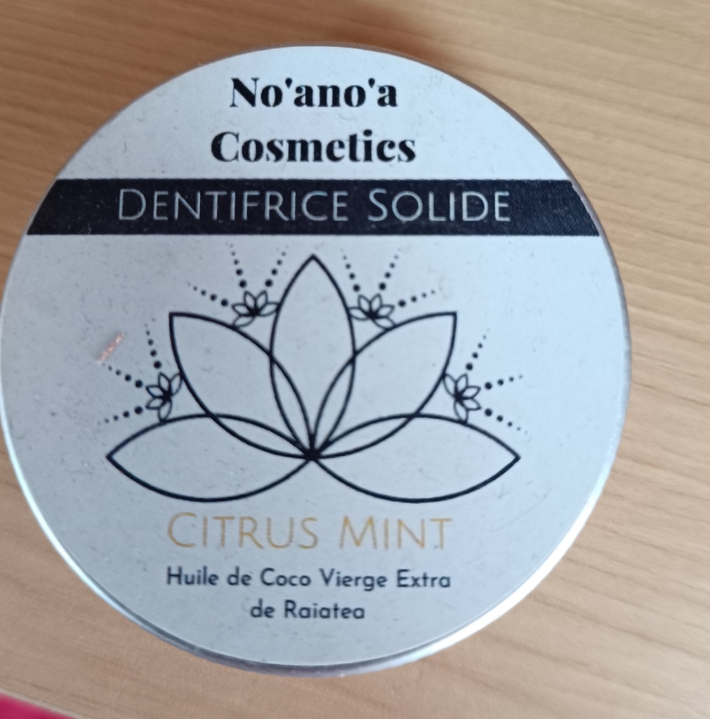 Dentifrice Solide citrus mint, NOA NOA COSMETICS