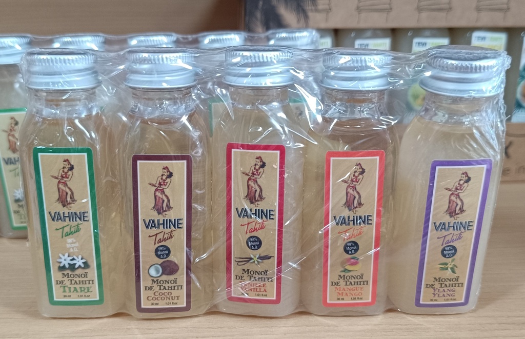 Pack monoï varié vahiné 5 x 30ml, TOF