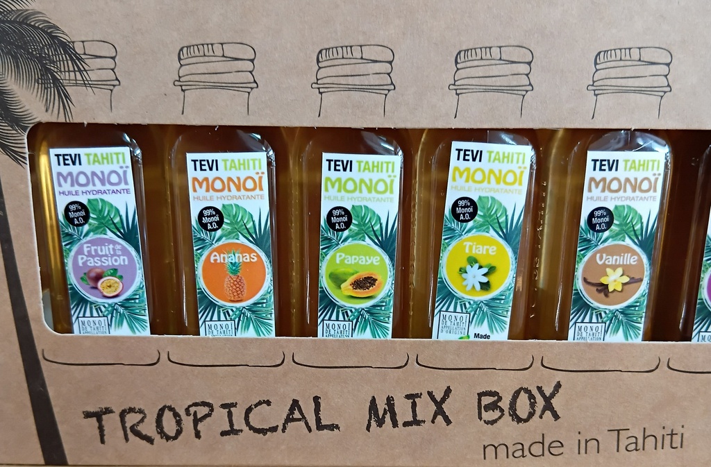 Tropical mix box monoï variés 6 x 30ml,TOF