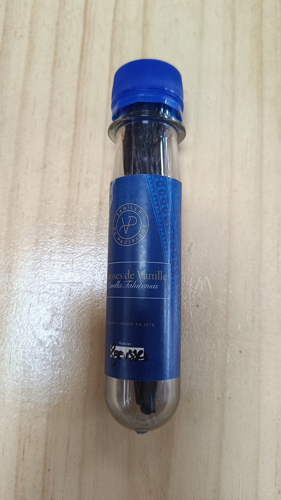 Tube 2 gousses de vanille, VANILLE DU PACIFIQUE