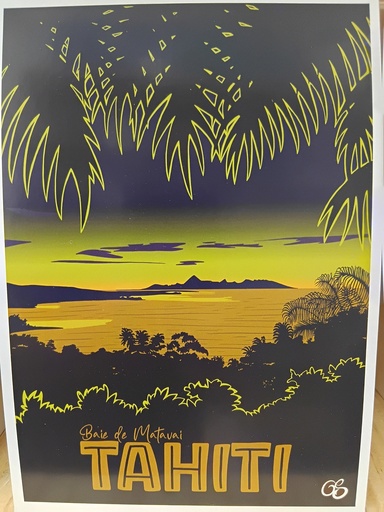 OCEAN SYDE, Affichette (Baie de Matavai)