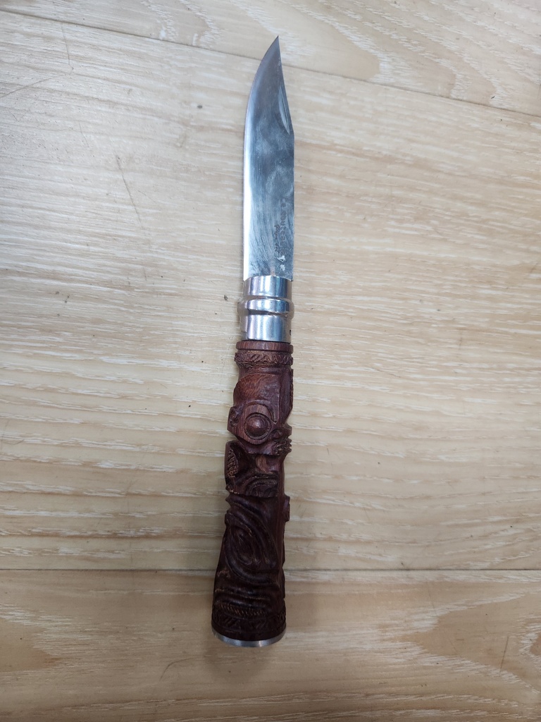 Couteau Pocket sans nacre en Bois de Rose,  POPA'ART