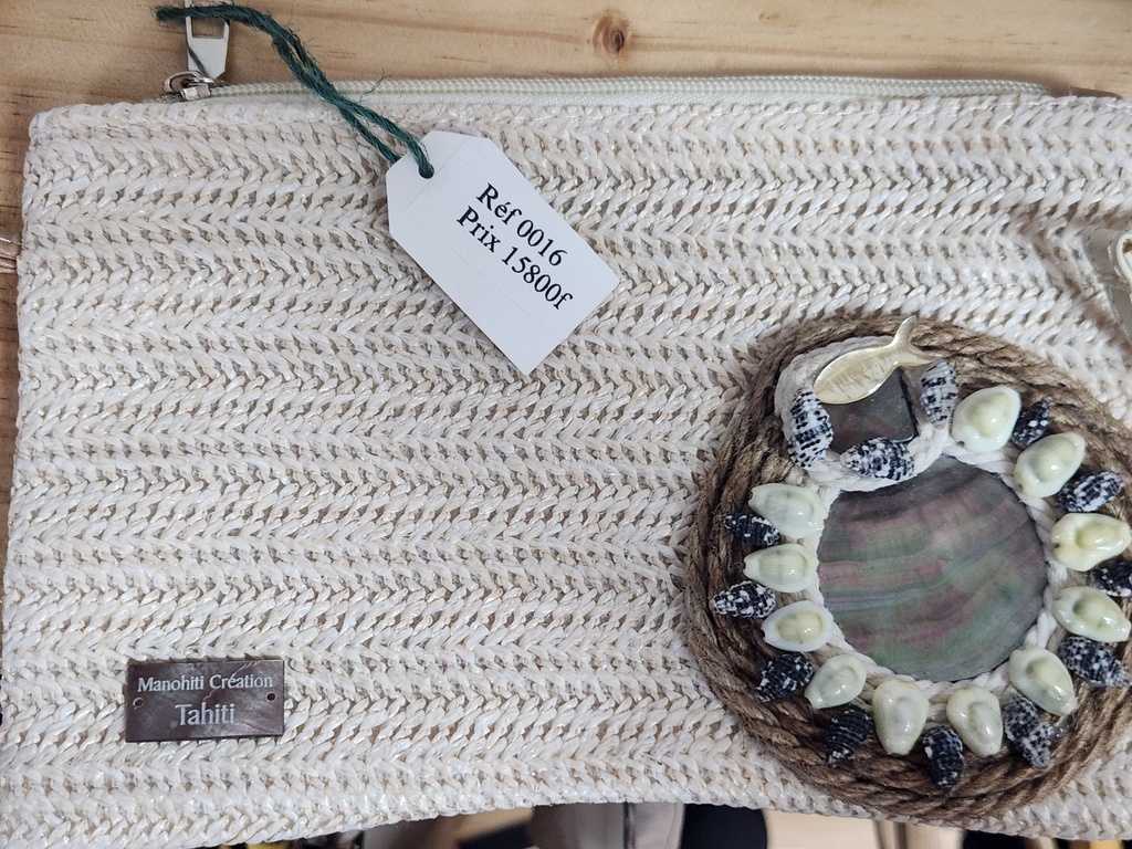 Grande Pochette Blanche( RF0016), MANOHITI CREATION        