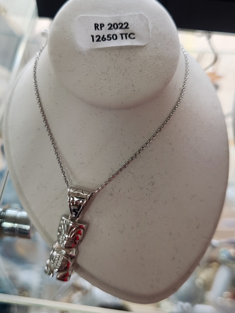 RP2022, Pendentif petit TIKI, HELEN'S PEARLS 
