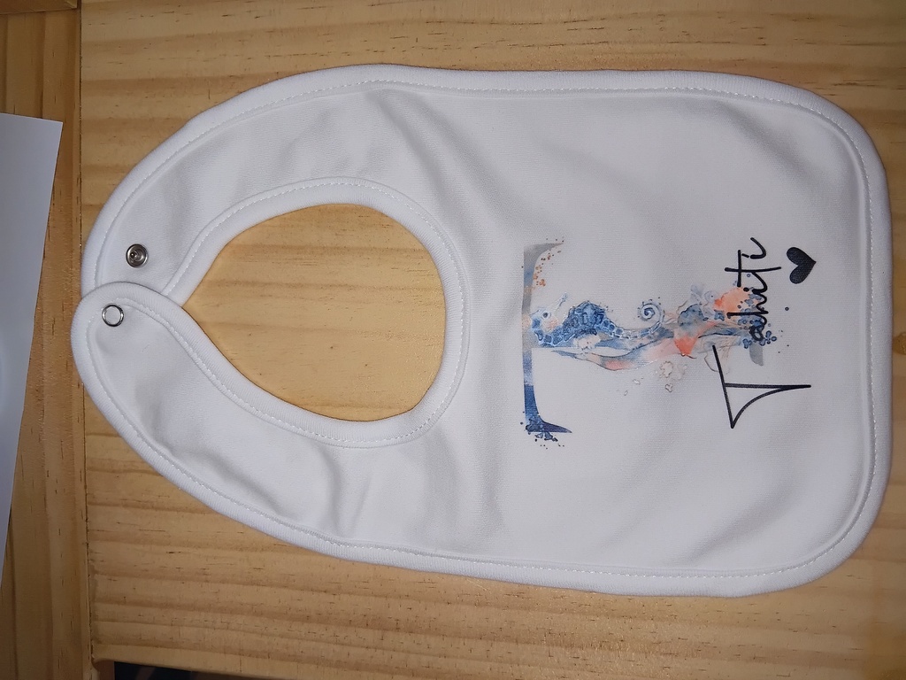 Bavoir Tahiti, MON PETIT PARADIS     