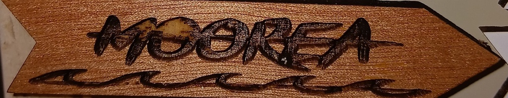 magnet flêche Moorea, REVES DE TAHITI           