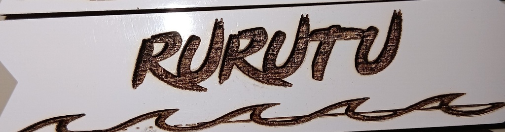 magnet flêche rurutu, REVES DE TAHITI            