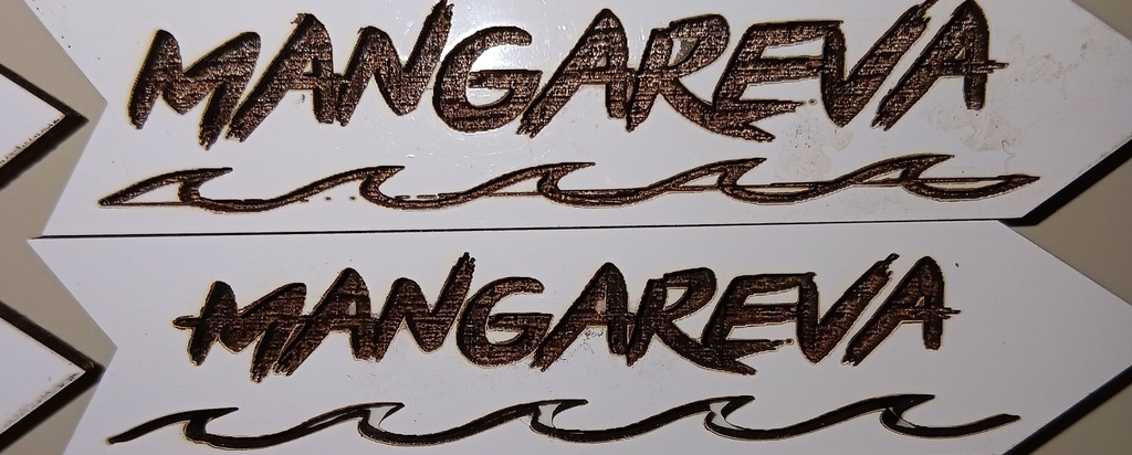 magnet flêche Mangarevan ,REVES DE TAHITI            