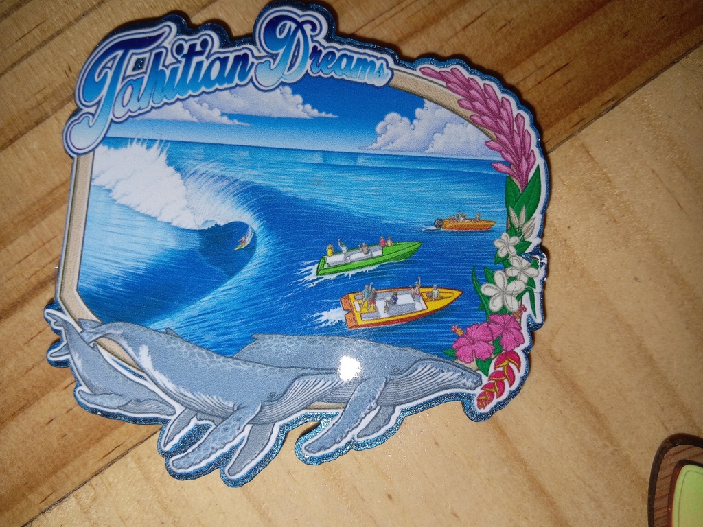 Magnet Baleine Tahitian dream, REVES DE TAHITI      