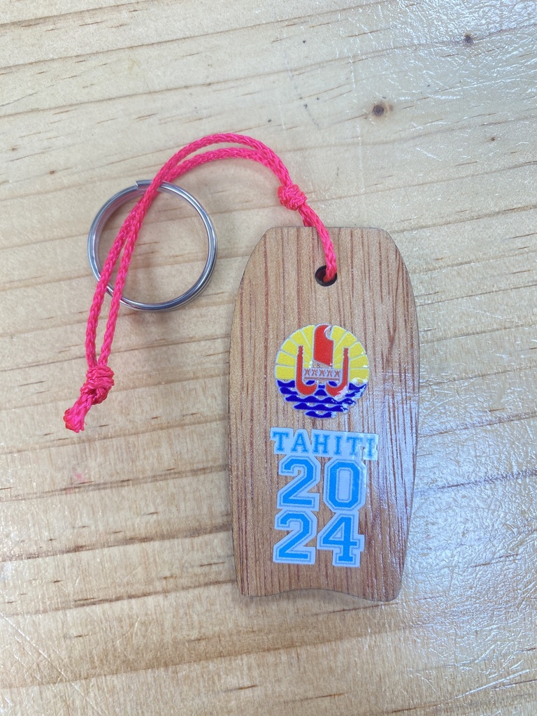 Porte clés Bodyboard,  REVES DE TAHITI      