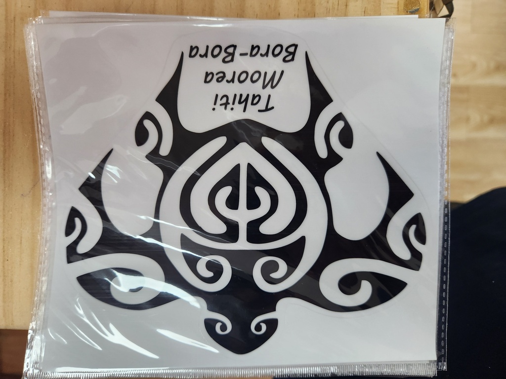 Stickers tortue, TAHITIAN DESIGN