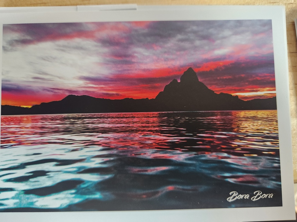 Carte postale, BORA BORA PICTURE