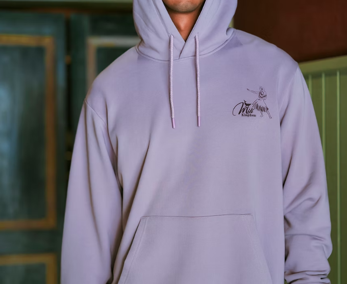Sweat Capuche Vahine Violet Gris, MITI KINGDOM