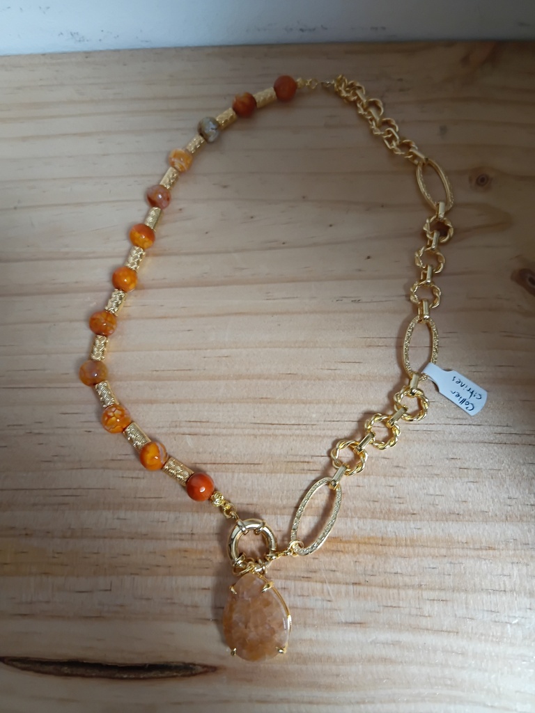 Collier Citrines, TROPIK TAHITI
