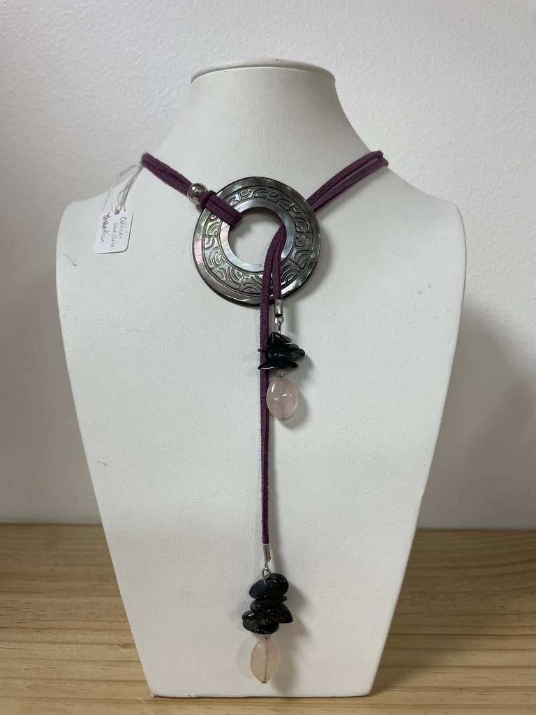 ACO15, Collier sued rond saphir, AVA'E