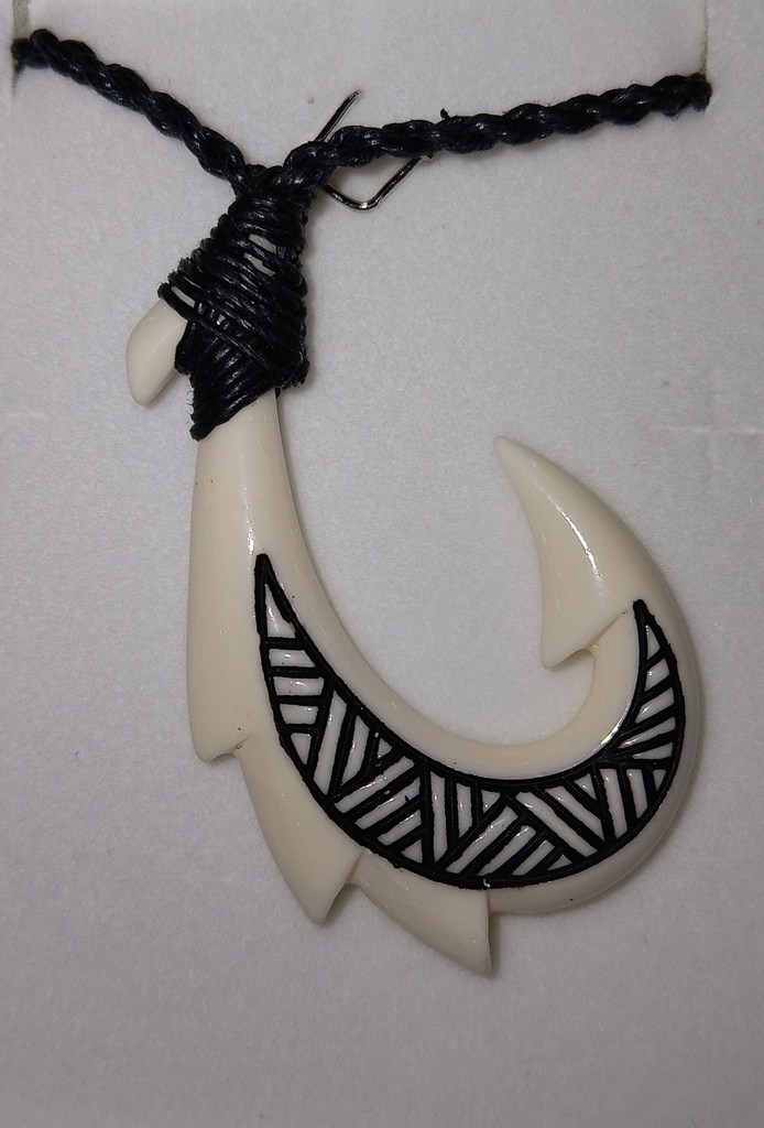 Hameçon os Gravé noir, HOKAHEI PEARL 