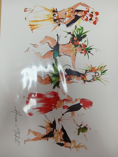 Affiche A4 Heivanui, AQUANELL