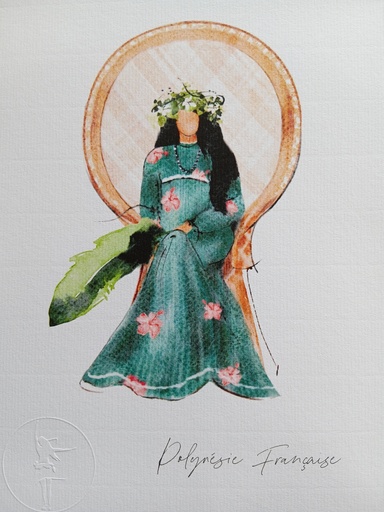 Affiche A4 Mama POMARE, AQUANELL