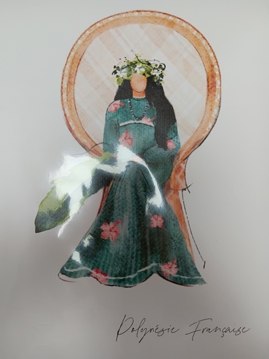 Affiche A4 Mama POMARE, AQUANELL