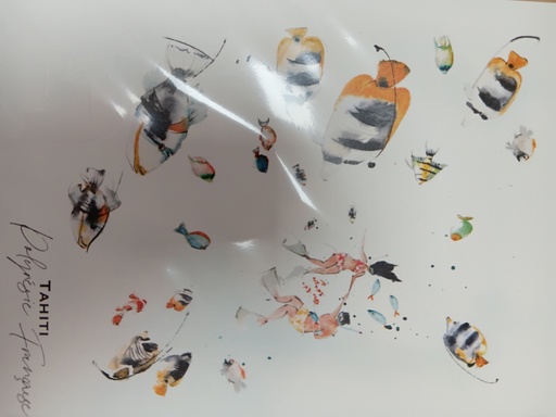 Affiche A5 Poissons Tropicaux, AQUANELL