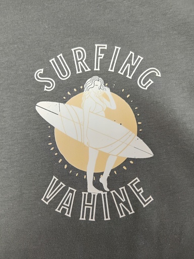 TSHIRT SURFING VAHINE, TAHITI SHIRT