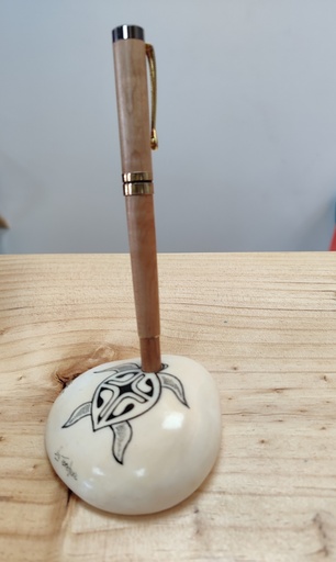 TEREHERE CREATIONS, Presse Papier Porte Stylo Opercule dessiné