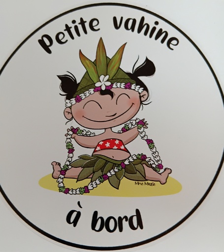 Stickers bébé à bord, MME MARIE