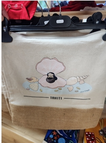 Tote bag jute, MME MARIE