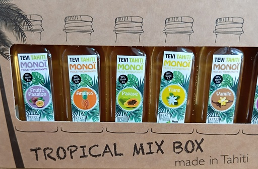 Tropical mix box monoï variés 6 x 30ml, TOF