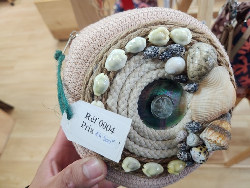 Sac bandouiliere blanc moyen (RF0004), MANOHITI CREATION  