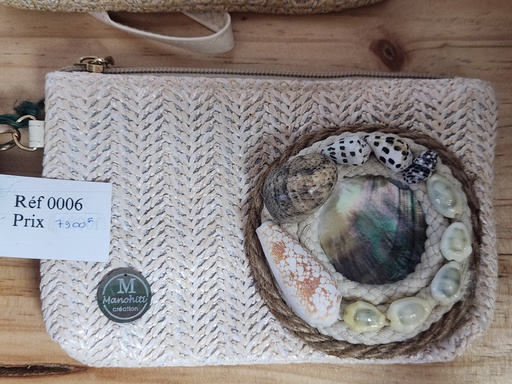 Petite Pochette Blanche ( RF0006), MANOHITI CREATION