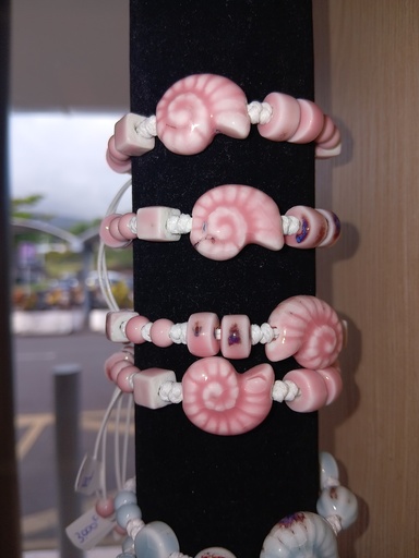 Bracelet coquillage en céramique, MON PETIT PARADIS   