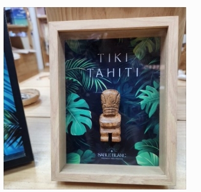 Cadre Tiki, SABLE BLANC 