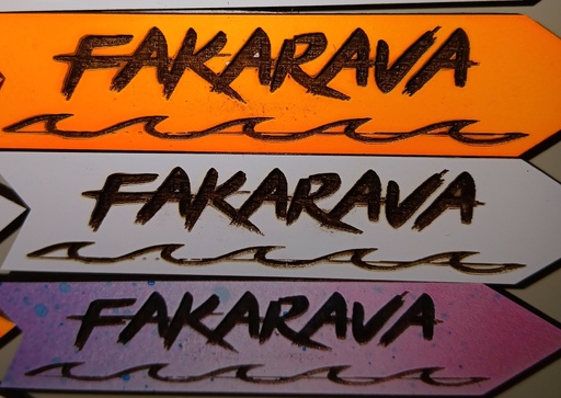 magnet flêche Fakarava,REVES DE TAHITI                