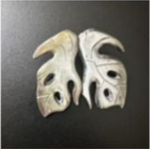 BO nacre feuille ape, POLYNESIAN STORIES