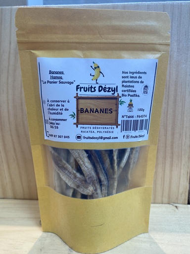 Bananes séchées, FRUITS DEZYL