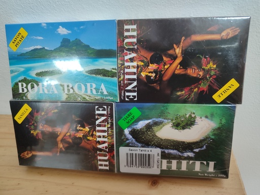 Savon Tahiti Assortis x4, TOF 