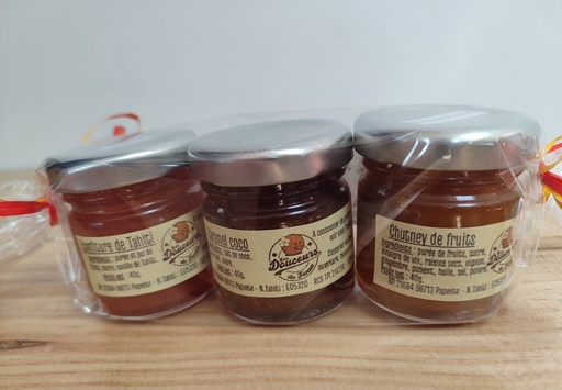 MINI ASSORTIMENT 3x40g, LES DOUCEURS DU FENUA  
