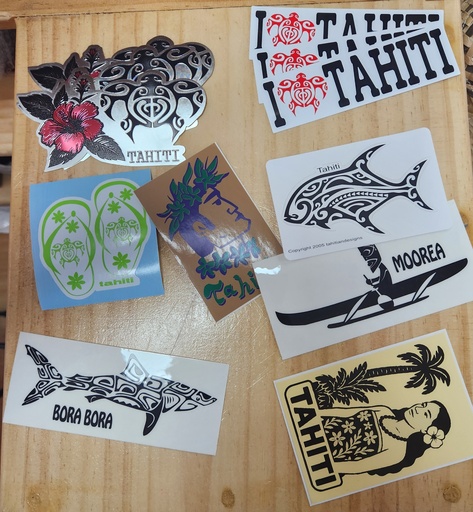 Stickers mixtes/vrac, TAHITIAN DESIGN