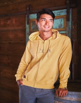 Sweat Zip Capuche Plouf Sable, MITI KINGDOM