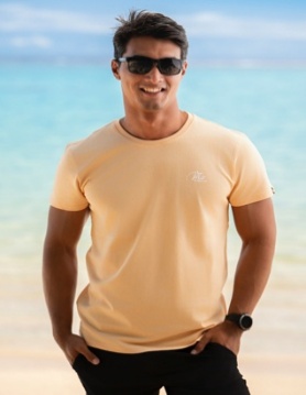 T-Shirt Evolution Jaune, MITI KINGDOM