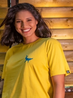 T-Shirt Whale Jaune, MITI KINGDOM