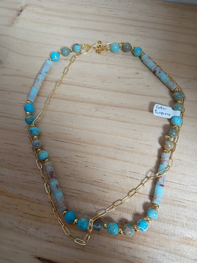 Collier turquoise, TROPIK TAHITI